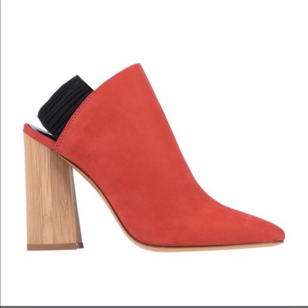 3.1 Philip Lim Red Mule/ Bootie
